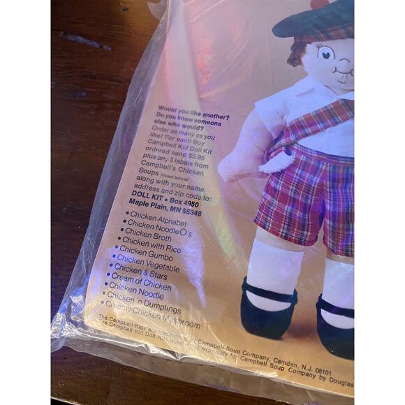 Vintage 1982 Campbell Soup Kid Cloth Dolls Complete Craft Kit Lot of 2 - Picture 5 of 8